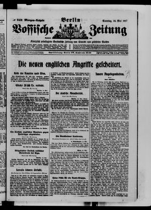 Vossische Zeitung vom 13.05.1917