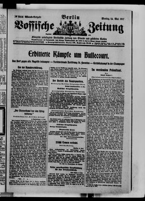 Vossische Zeitung vom 14.05.1917