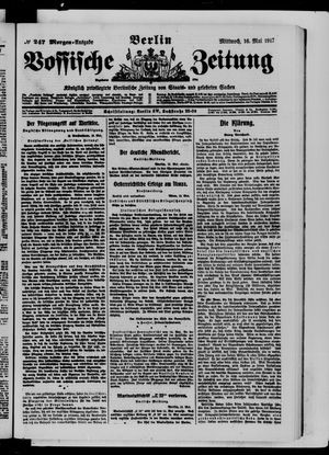 Vossische Zeitung vom 16.05.1917