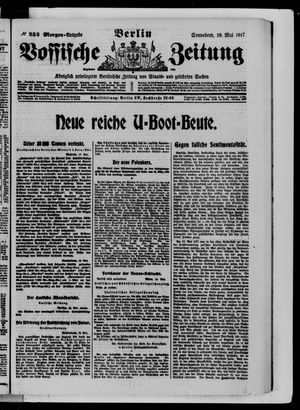 Vossische Zeitung vom 19.05.1917
