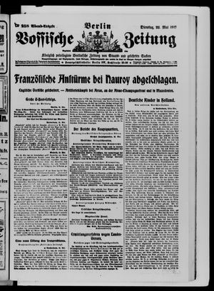 Vossische Zeitung vom 22.05.1917