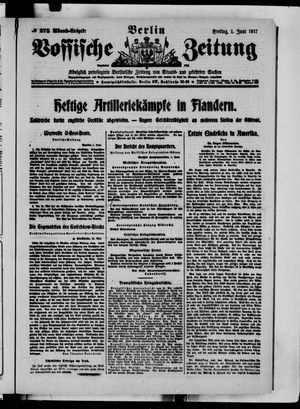 Vossische Zeitung vom 01.06.1917