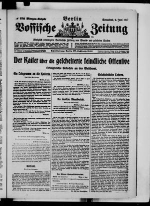 Vossische Zeitung vom 02.06.1917