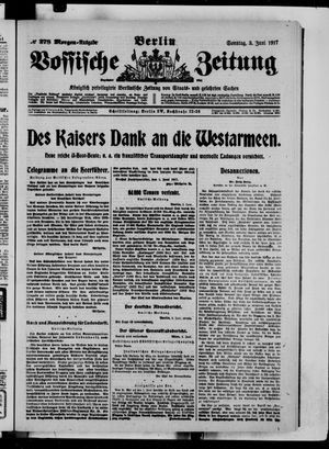 Vossische Zeitung vom 03.06.1917