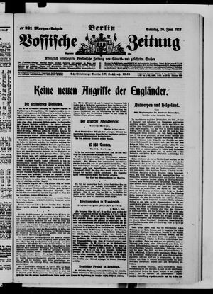 Vossische Zeitung vom 10.06.1917