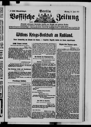 Vossische Zeitung vom 11.06.1917
