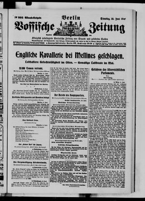 Vossische Zeitung on Jun 12, 1917