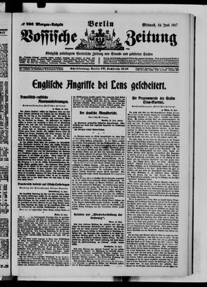 Vossische Zeitung on Jun 13, 1917