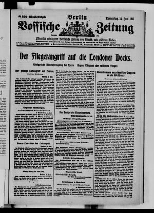 Vossische Zeitung vom 14.06.1917