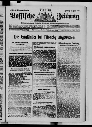 Vossische Zeitung vom 15.06.1917