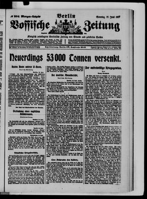 Vossische Zeitung vom 17.06.1917