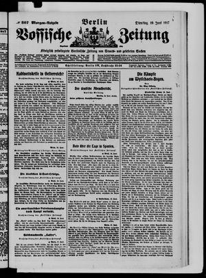 Vossische Zeitung vom 19.06.1917