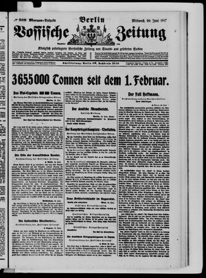 Vossische Zeitung vom 20.06.1917