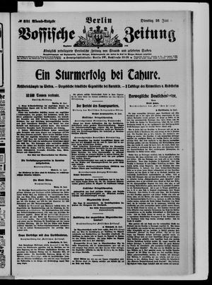 Vossische Zeitung vom 26.06.1917