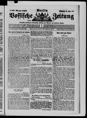 Vossische Zeitung vom 27.06.1917