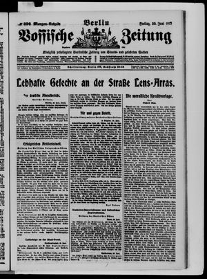 Vossische Zeitung vom 29.06.1917