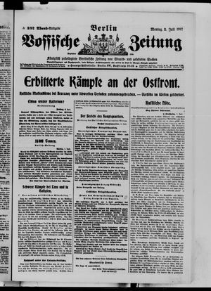 Vossische Zeitung on Jul 2, 1917