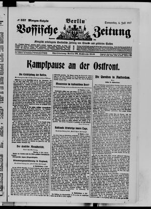 Vossische Zeitung vom 05.07.1917