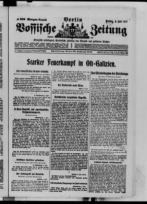 Vossische Zeitung on Jul 6, 1917