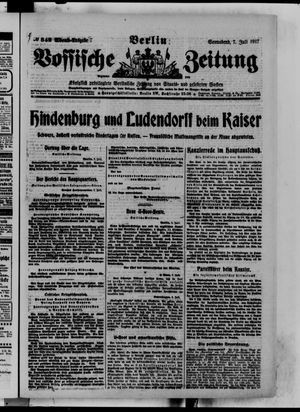 Vossische Zeitung vom 07.07.1917