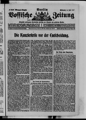 Vossische Zeitung vom 11.07.1917