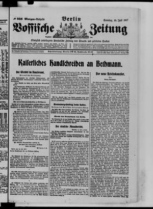 Vossische Zeitung vom 15.07.1917