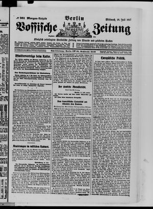 Vossische Zeitung vom 18.07.1917