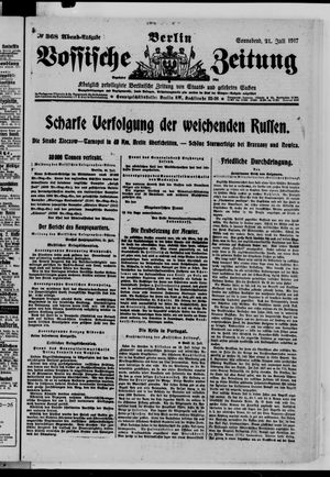 Vossische Zeitung vom 21.07.1917