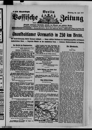 Vossische Zeitung vom 24.07.1917