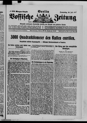 Vossische Zeitung vom 26.07.1917