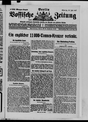 Vossische Zeitung vom 31.07.1917
