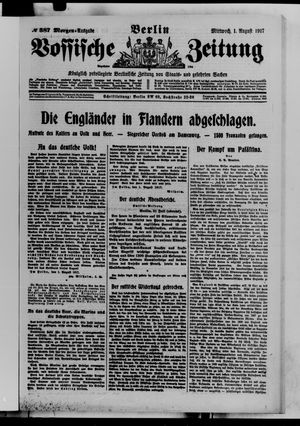 Vossische Zeitung vom 01.08.1917