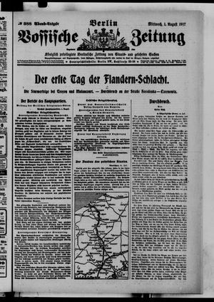 Vossische Zeitung vom 01.08.1917