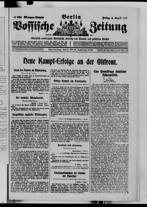 Vossische Zeitung vom 03.08.1917