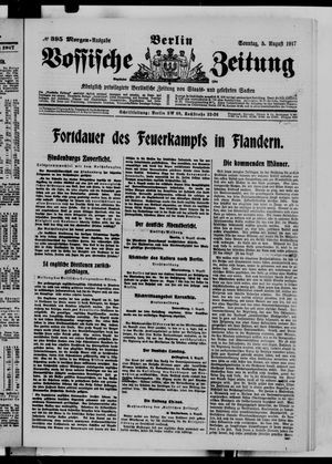Vossische Zeitung vom 05.08.1917
