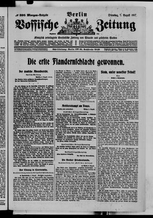 Vossische Zeitung vom 07.08.1917