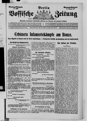 Vossische Zeitung vom 20.08.1917