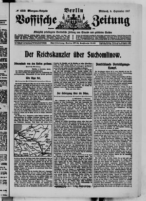 Vossische Zeitung vom 05.09.1917