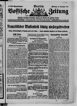 Vossische Zeitung vom 19.09.1917