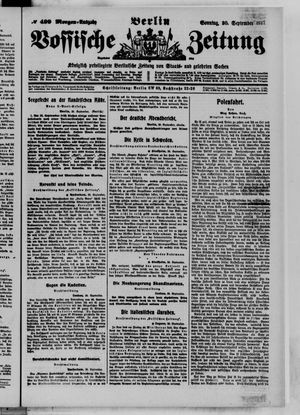 Vossische Zeitung vom 30.09.1917