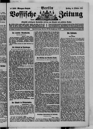 Vossische Zeitung on Oct 5, 1917