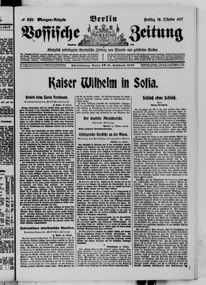 Vossische Zeitung vom 12.10.1917