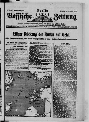 Vossische Zeitung vom 15.10.1917