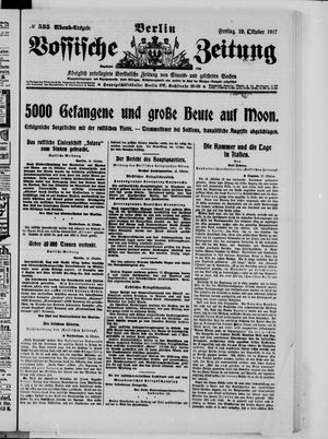Vossische Zeitung vom 19.10.1917