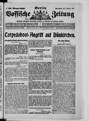 Vossische Zeitung vom 20.10.1917