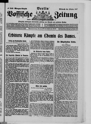 Vossische Zeitung vom 24.10.1917