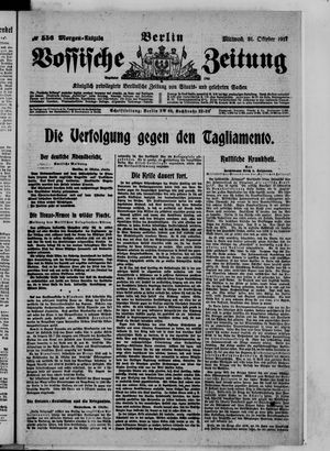 Vossische Zeitung vom 31.10.1917