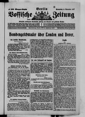 Vossische Zeitung vom 03.11.1917