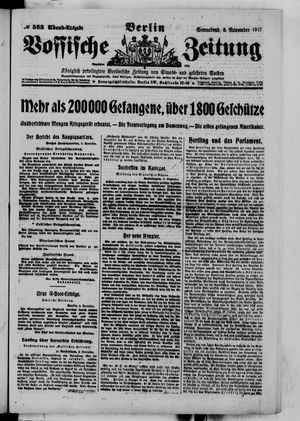 Vossische Zeitung vom 03.11.1917