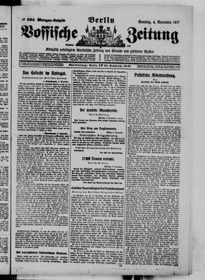 Vossische Zeitung vom 04.11.1917